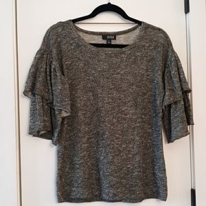 Brand new ruffled sleeve top